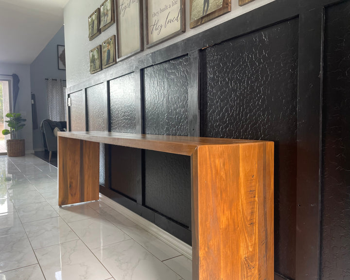 Reclaimed wood Console table